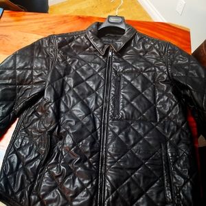 John Varvatos Men's Leather Jacket XXL - Brand New